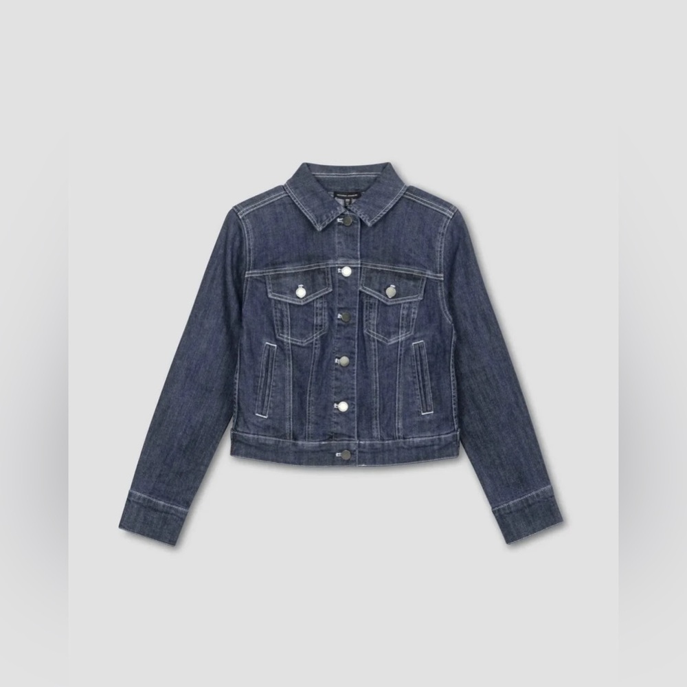 UNIVERSAL STANDARD / Kelsey Denim Jacket in Dark Indigo, Size M (18-20 US)